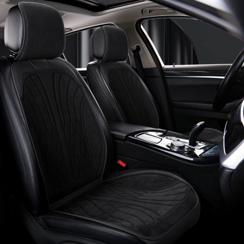 Luxury Suede Leather Car Seat  - đánh giá và giá Leather Car Seat Covers Full Set Universal