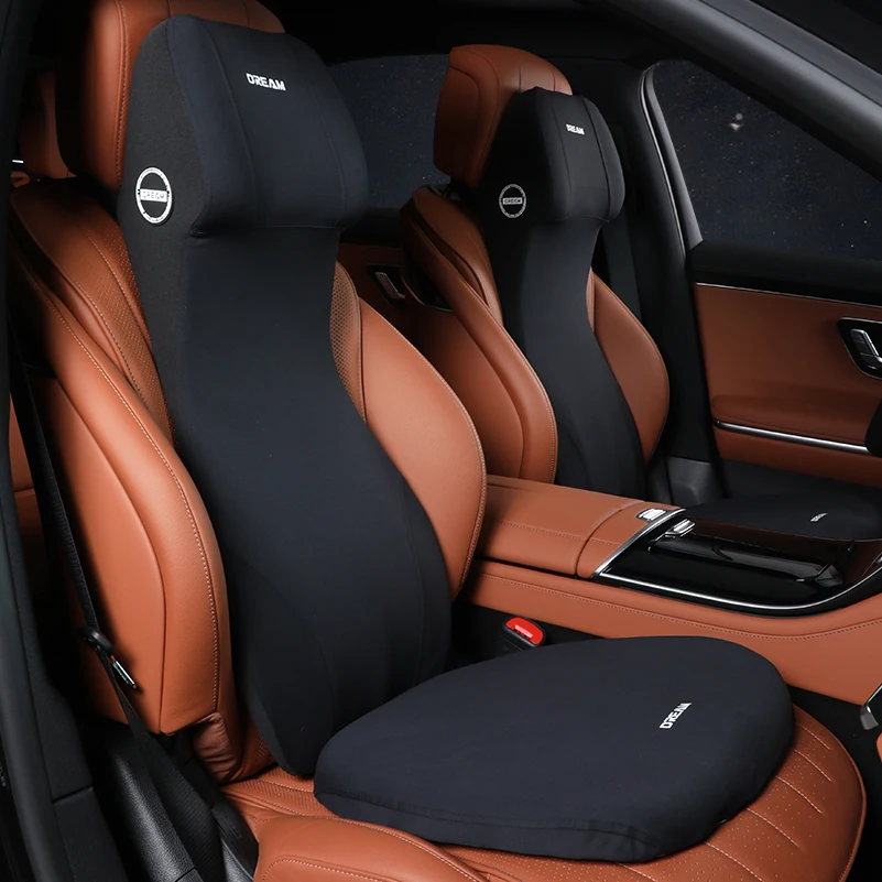 Integrated Car Lumbar Support  - đánh giá và giá Memory Foam Car Neck Pillow Lumbar Support