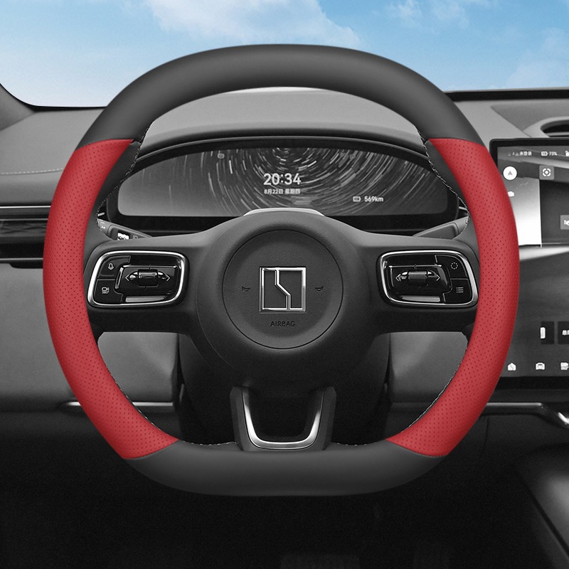 For ZEEKR 7X 2024 2025 2026 Ca - đánh giá và giá Car Steering Wheel Cover Anti Slip Breathable