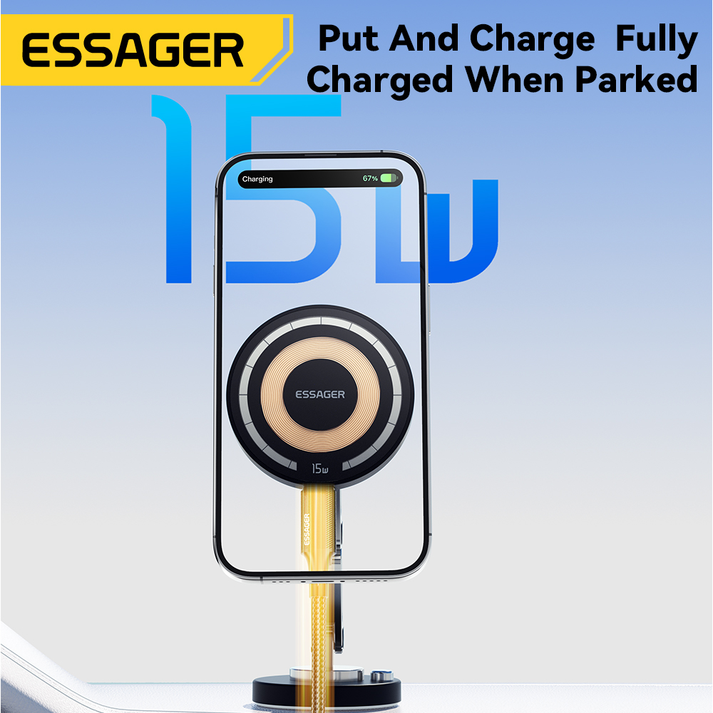 Essager Magnetic Wireless Char - đánh giá và giá Wireless Car Charger Mount Fast Charging