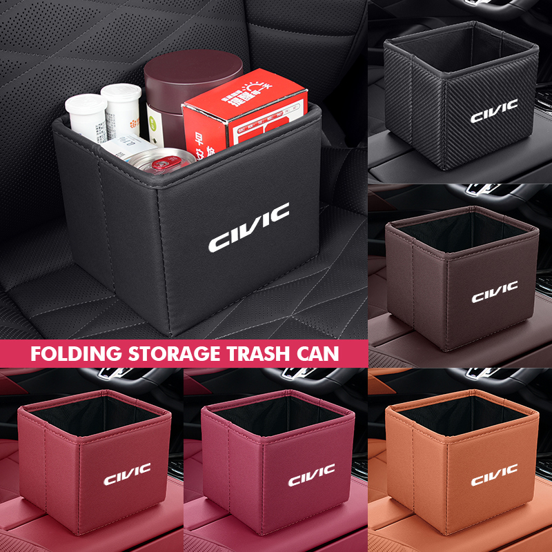 Car Trash Can Foldable Garbage - đánh giá và giá Waterproof Car Trash Can With Lid