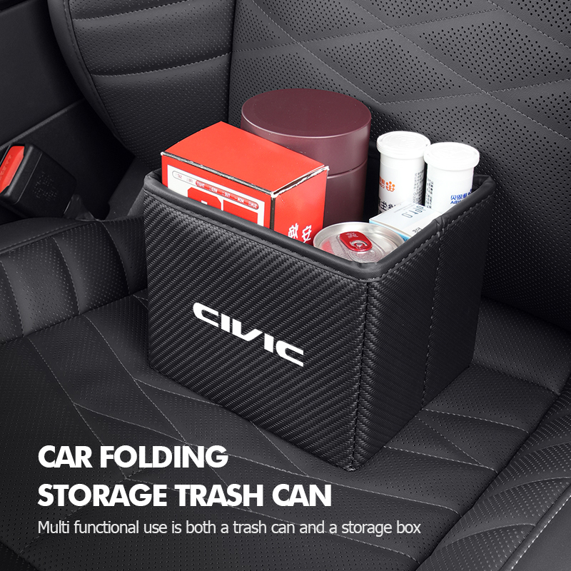 Car Trash Can Foldable Garbage - đánh giá và giá Waterproof Car Trash Can With Lid