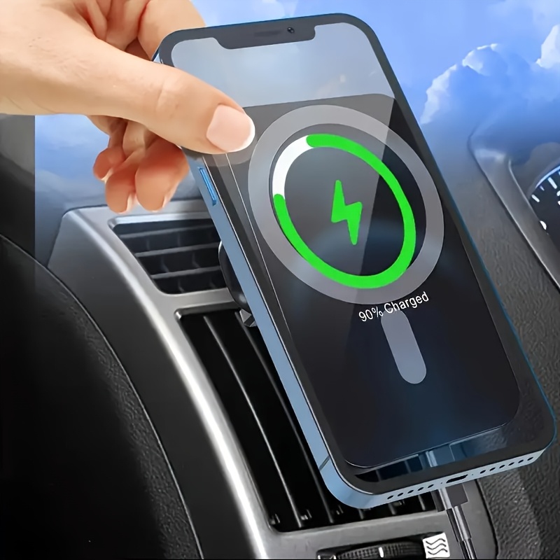 15W Magnetic Car Wireless Char - đánh giá và giá Wireless Car Charger Mount Fast Charging
