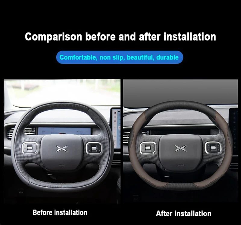 Car Steering Wheel Cover Wrap  - đánh giá và giá Car Steering Wheel Cover Anti Slip Breathable