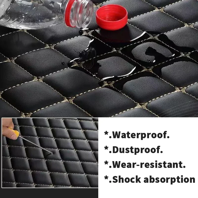 Leather Car Floor Mats For Jee - đánh giá và giá Car Floor Mats Universal Waterproof Leather