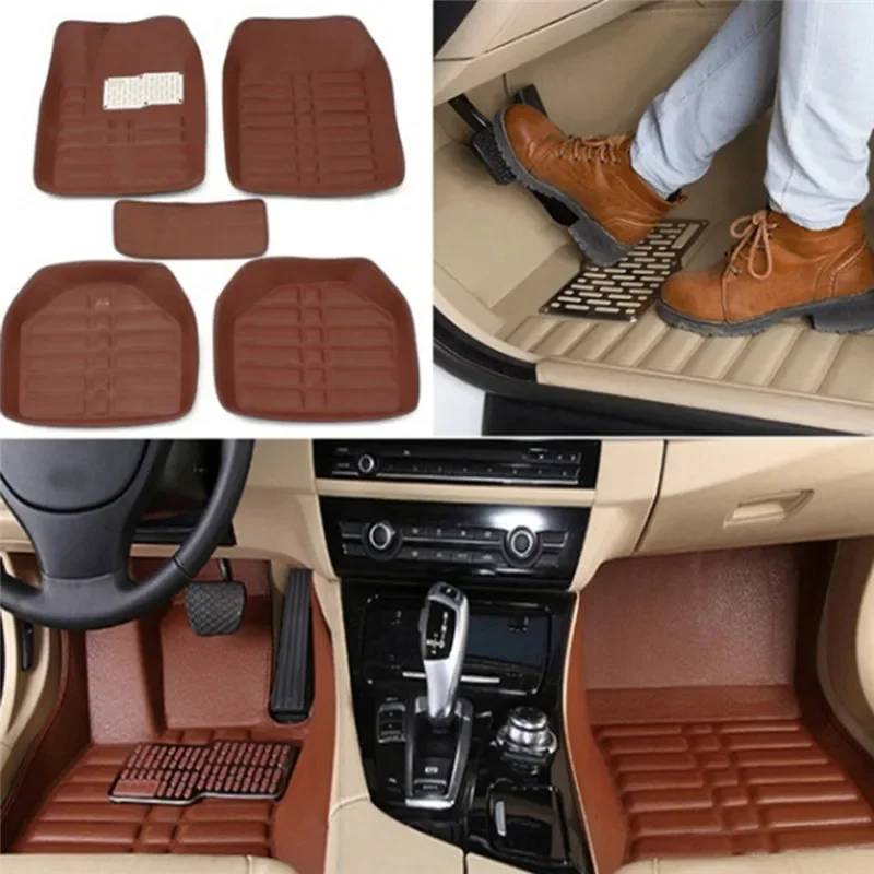NEW Luxury Leather Car Floor M - đánh giá và giá Car Floor Mats Universal Waterproof Leather
