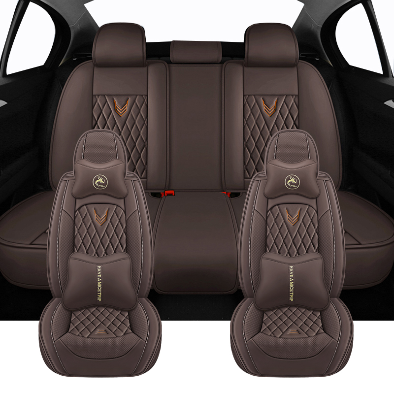Full Set Universal Car Seat Co - đánh giá và giá Leather Car Seat Covers Full Set Universal