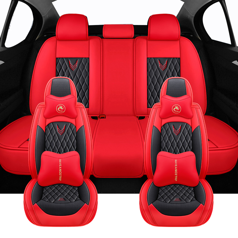 Full Set Universal Car Seat Co - đánh giá và giá Leather Car Seat Covers Full Set Universal