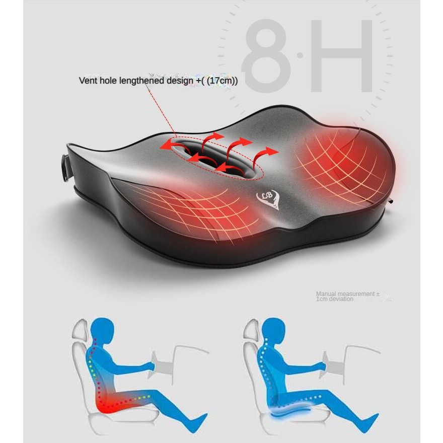 Memory Foam Office Chair Cushi - đánh giá và giá Memory Foam Car Neck Pillow Lumbar Support
