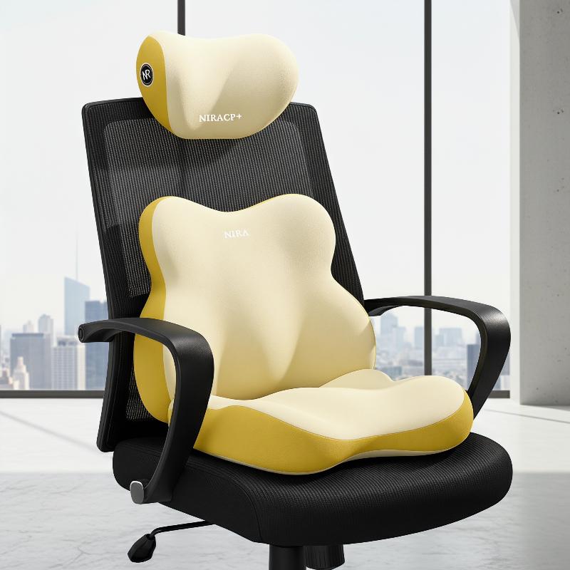 Car Seat Lumbar Support and Ne - đánh giá và giá Memory Foam Car Neck Pillow Lumbar Support