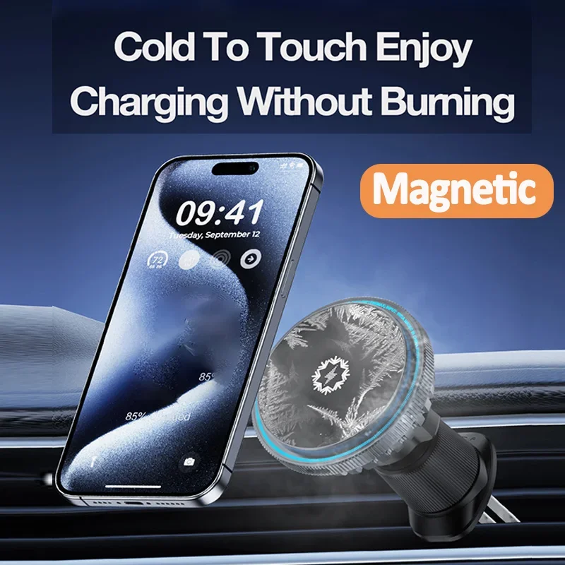 Ice Cooling Magnetic Car Wirel - đánh giá và giá Wireless Car Charger Mount Fast Charging