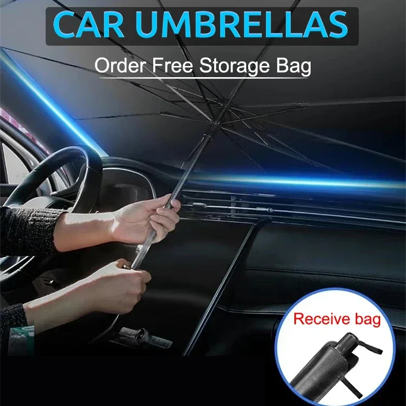 Foldable Car Windshield Sunsha - đánh giá và giá Car Sunshade Windshield Umbrella Foldable
