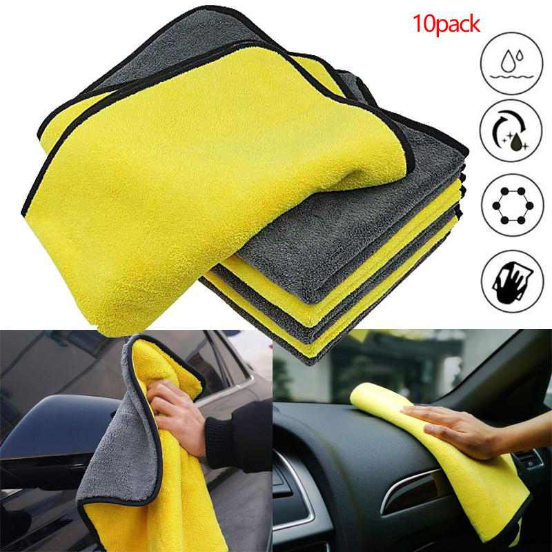 Extra Thick Car Microfiber Dry - đánh giá và giá Microfiber Car Drying Towel Super Absorbent