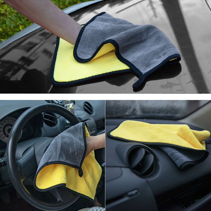 Extra Thick Car Microfiber Dry - đánh giá và giá Microfiber Car Drying Towel Super Absorbent