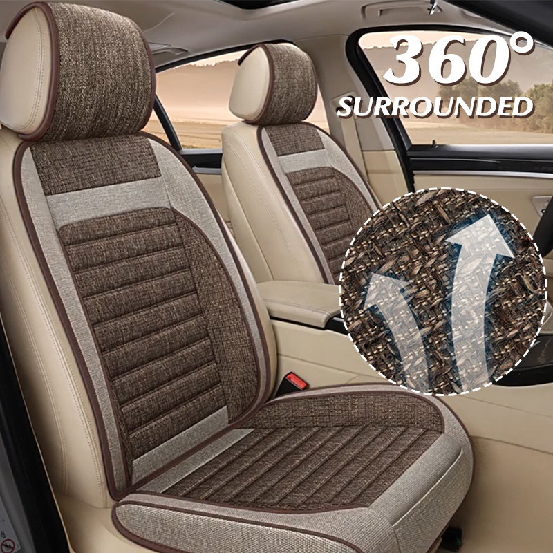 Universal Linen Full Set Car S - đánh giá và giá Leather Car Seat Covers Full Set Universal