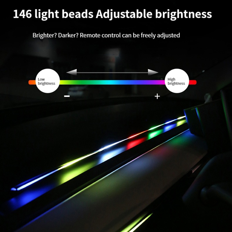 Car LED Ambient Light 64 Color - đánh giá và giá Led Ambient Interior Car Lights App Control