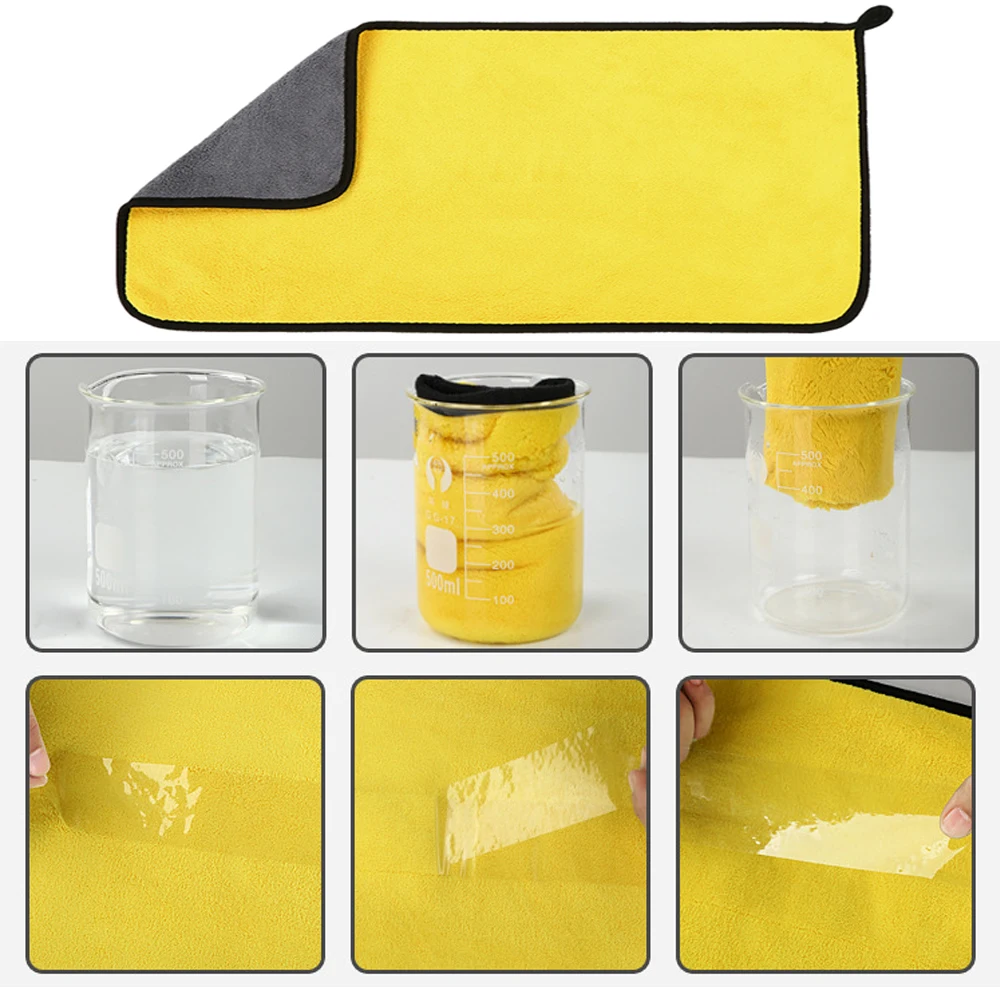 60x160cm Microfiber Cleaning T - đánh giá và giá Microfiber Car Drying Towel Super Absorbent