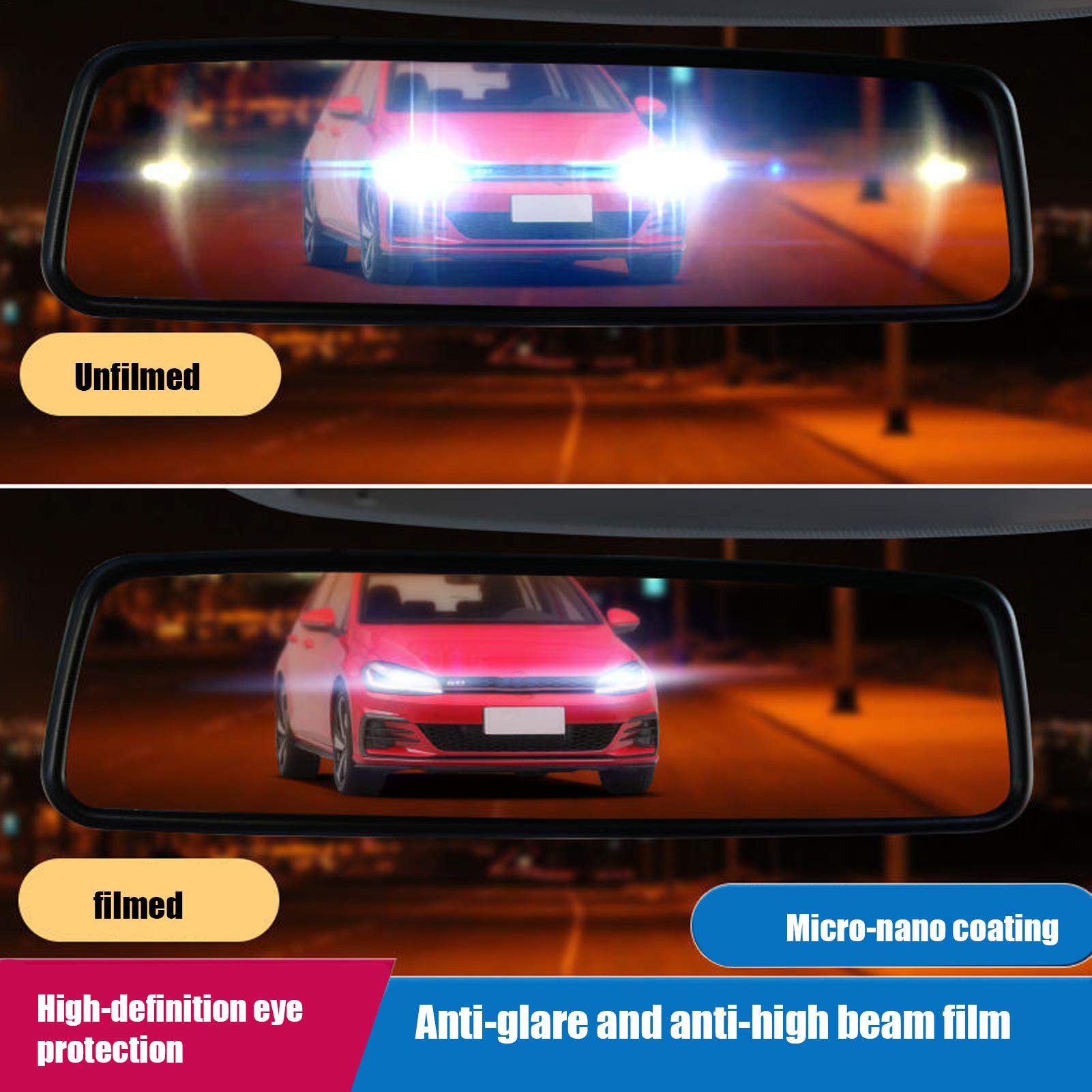 Anti-glare Car Interior Mirror - đánh giá và giá Anti Glare Car Rearview Mirror Film